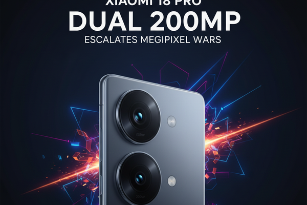 Xiaomi 18 Pro's Dual 200MP Cameras Escalate Megapixel Wars