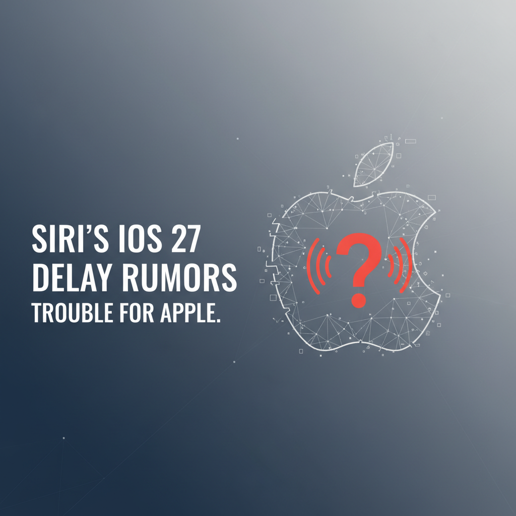 Siri's iOS 27 Delay Rumors Spell Trouble for Apple