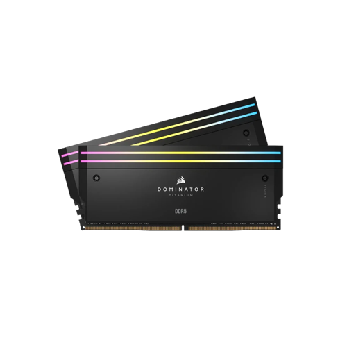 CORSAIR DOMINATOR TITANIUM RGB 32GB (2X16GB) DDR5 6200MHZ - Intel XMP Desktop Memory