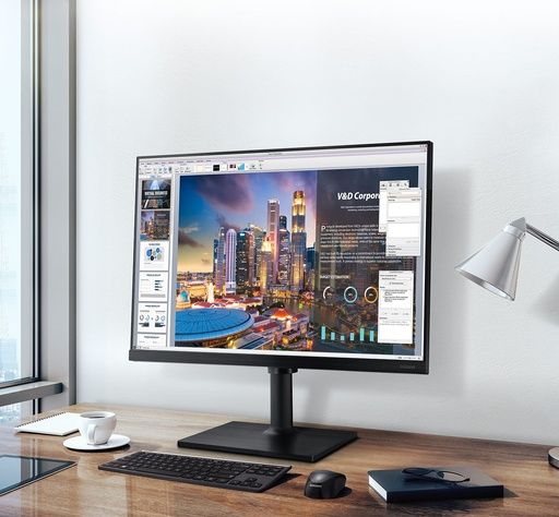 1358-SAMSUNG F24T45 24 IPS 75HZ MONITOR