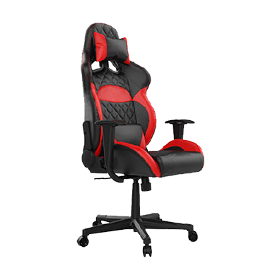 1757-GAMDIAS ZELUS E1-L BLACK & RED GAMING CHAIR