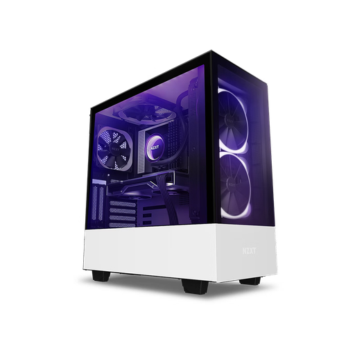 1548-NZXT H510 ELITE MATTE WHITE MID TOWER CASE