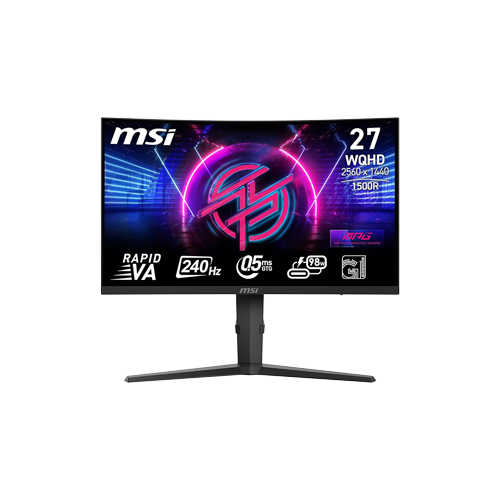35486-MSI MPG 275CQRXF 27” 240HZ WQHD Curved Monitor