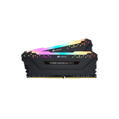 6634-CORSAIR VENGEANCE RGB PRO 3200MHZ 2x8 16GB RAM KIT (USED)