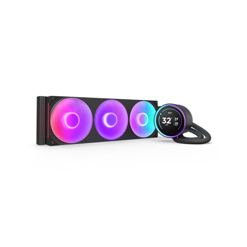 35840-NZXT Kraken 360 RGB Black Liquid Cooler with LCD Display