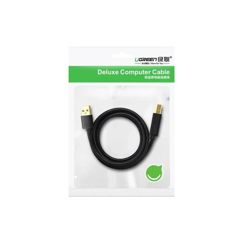 38891-UGREEN USB Type B printer cable (male) - USB 2.0 (male) 480 Mbps 1.5 m black (US135 10350)