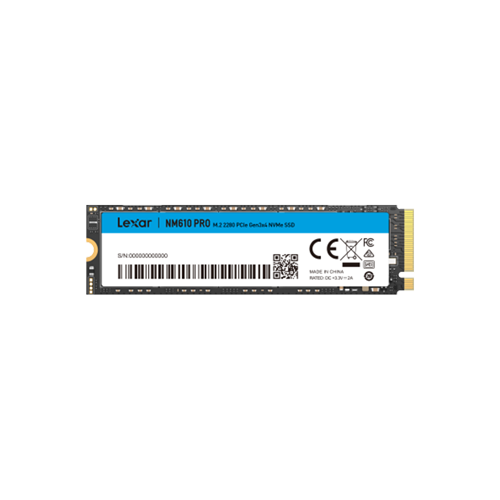 4525-Lexar NM610 PRO M.2 2280 PCle GEN 3x4 NVME SSD