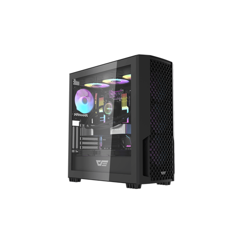 33709-DARKFLASH DF2100 BLACK WITH 4ARGB FAN