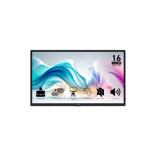35550-MSI PRO MP165 E6 FHD 60HZ IPS Portable Monitor