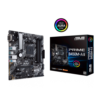 1908-Asus Prime B450M-A II Motherboard