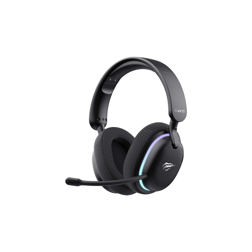 6512-HAVIT Fuxi-H7 Gaming series-2.4G Black Gaming Headphone Black