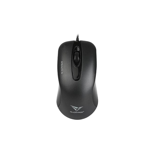 4693-Alcatroz Stealth 5 Wired Silent Mouse - Black