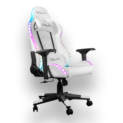 2620-GALAX GC-02 S PLUS RGB WHITE GAMING CHAIR