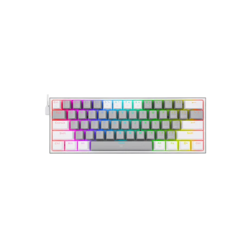5629-Redragon Fizz RGB K617-RGB White / Grey