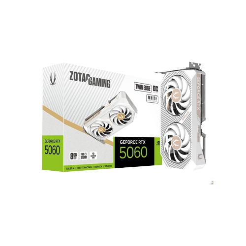 ZOTAC GAMING GeForce RTX 5060 Twin Edge OC White Edition 8GB