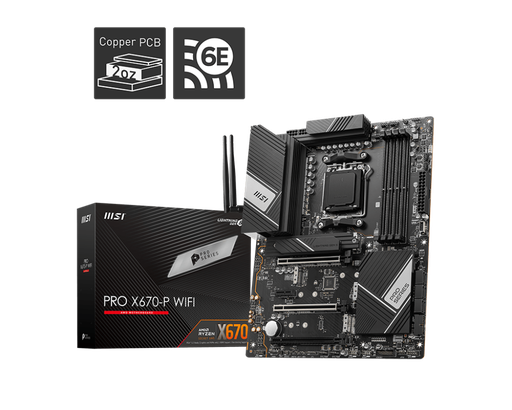 3184-MSI PRO X670 P WIFI MOTHERBOARD