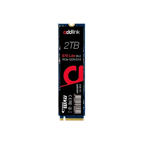 5334-ADDLINK S70 Lite 2TB M.2 2280 PCIe GEN3X4 NVMe SSD ( Up to R:3500 , W:2600)