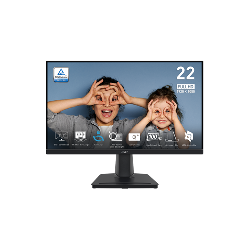 5053-MSI Pro MP225 22" 100Hz IPS Monitor