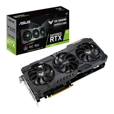 2160-ASUS TUF RTX 3060TI 8GB GAMING OC V2 GRAPHIC CARD