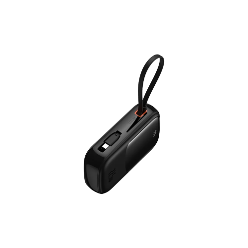 Thumbnail-BASEUS QPOW PRO DIGITAL DISPLAY FAST CHARGE POWER BANK 20000mAh 22.5W TYPE-C EDITION BLACK