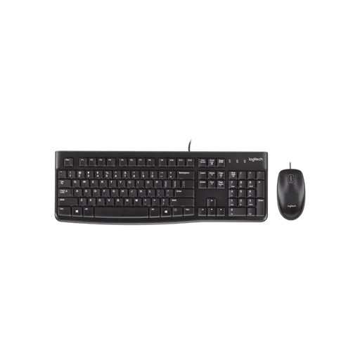 Logitech Mk120 Wired Keyboard & Mouse Combo image 1