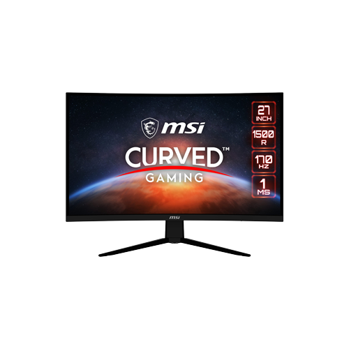 4029-MSI G273CQ 27'’ WQHD 170HZ 1440P CURVED GAMING MONITOR