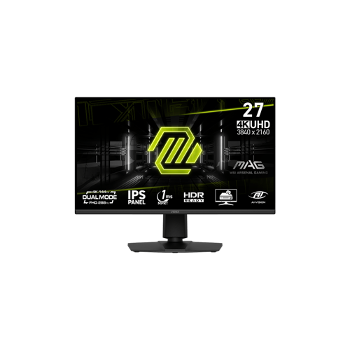 6980-MSI MAG 275UPD E14 27'' UHD 144Hz 4K Adaptive Sync IPS Dual Mode Gaming Monitor 