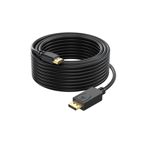 6912-UGREEN 5 Meter 4K 30Hz DP Male to HDMI Male Cable