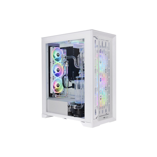 4295-Thermaltake CTE T500 TG Full - Tower A-RGB Snow White Gaming Casing With 03 ARGB Fans