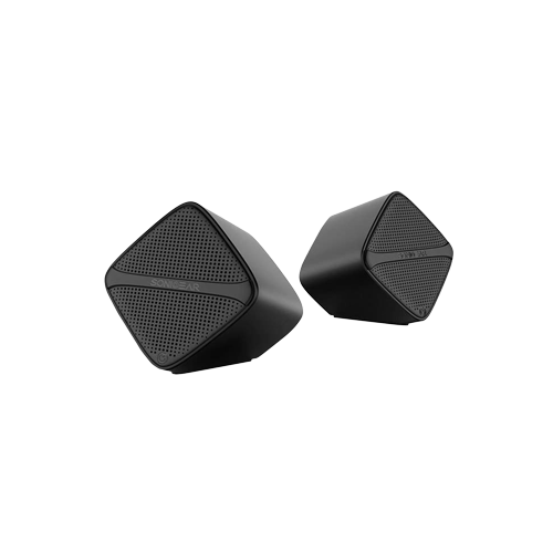 2973-SONICGEAR CUBE BLACK SPEAKER