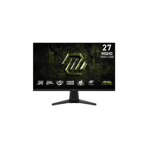 39819-MSI MAG 275QF E20 27”200HZ WQHD IPS MONITOR