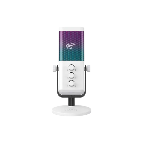 39253-Havit GK65 USB Wired RGB Gaming Microphone