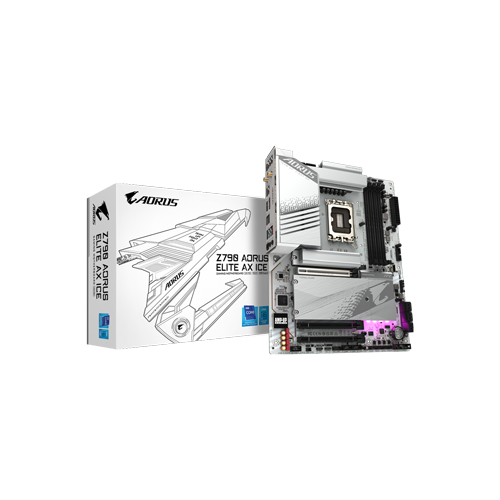 34239-Gigabyte Z790 Aorus Elite AX ICE DDR5 Motherboard (WiFi)