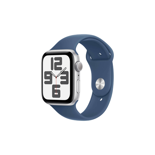 Thumbnail-MXER3 Apple Watch SE(2024)GPS 44mm Silver AluminiCase Denim Sport Band M/L