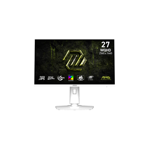 6978-MSI MAG 274QRFW X32 27" WQHD 320HZ 2K IPS AMD FreeSync White Gaming Monitor