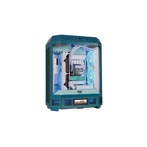 39608-Thermaltake The Tower 600 Mid-Tower Transformative Teal Gaming Case