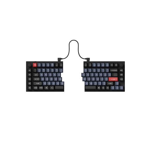 4184-Keychron Q11 Q11-M3Z Brown Switch RGB QMK Custom Mechanical Keyboard