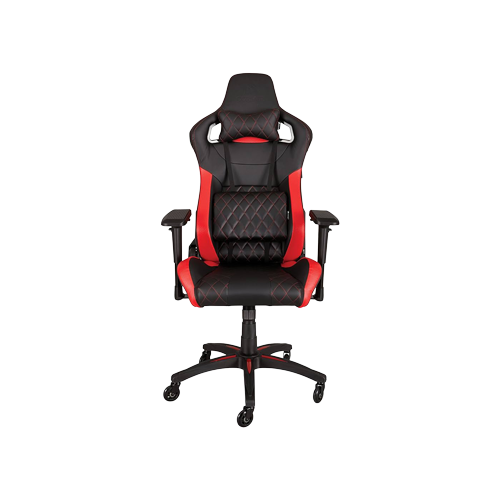 3076-CORSAIR T1 RACE BLACK & RED GAMING CHAIR