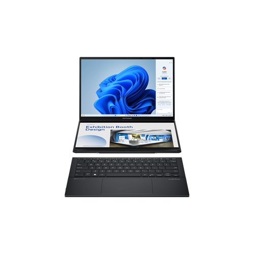 40442-ASUS Zenbook DUO UX8406CA | Intel Core U9-285H | 32GB DDR5 | 2TB NVMe | Dual 14.0" 3K OLED 120Hz | Touch | WIN11 | Inkwell Gray