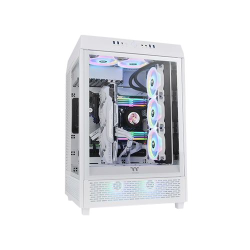 3476-Thermaltake The Tower 500 Mid - Tower Snow White Gaming Casing