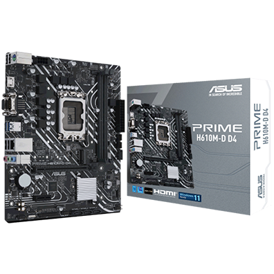 2166-Asus Prime H610M-D DDR5 Motherboard