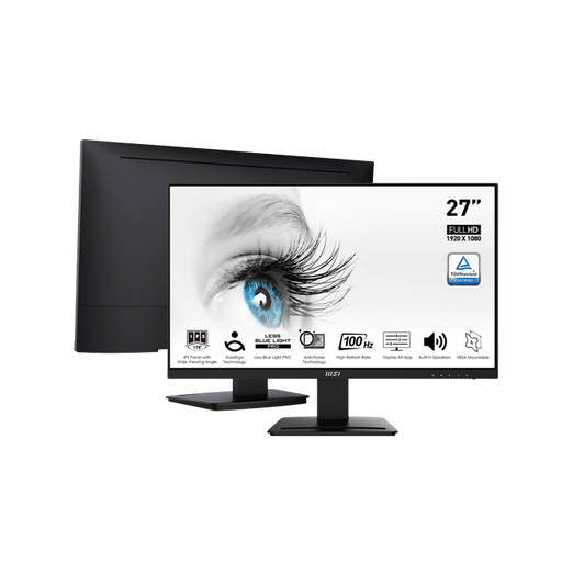 3661-MSI Pro MP273A 27" IPS 100HZ Frameless Monitor