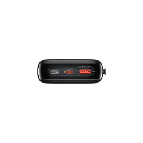 Thumbnail-BASEUS QPOW PRO DIGITAL DISPLAY FAST CHARGE POWER BANK 20000mAh 22.5W TYPE-C EDITION BLACK