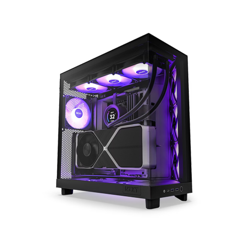 4096-NZXT H6 FLOW RGB BLACK CASE