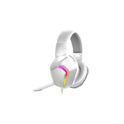 3606-ALCATROZ NEOX HP500 RGB WHITE . LIGHT GREY GAMING HEADSET