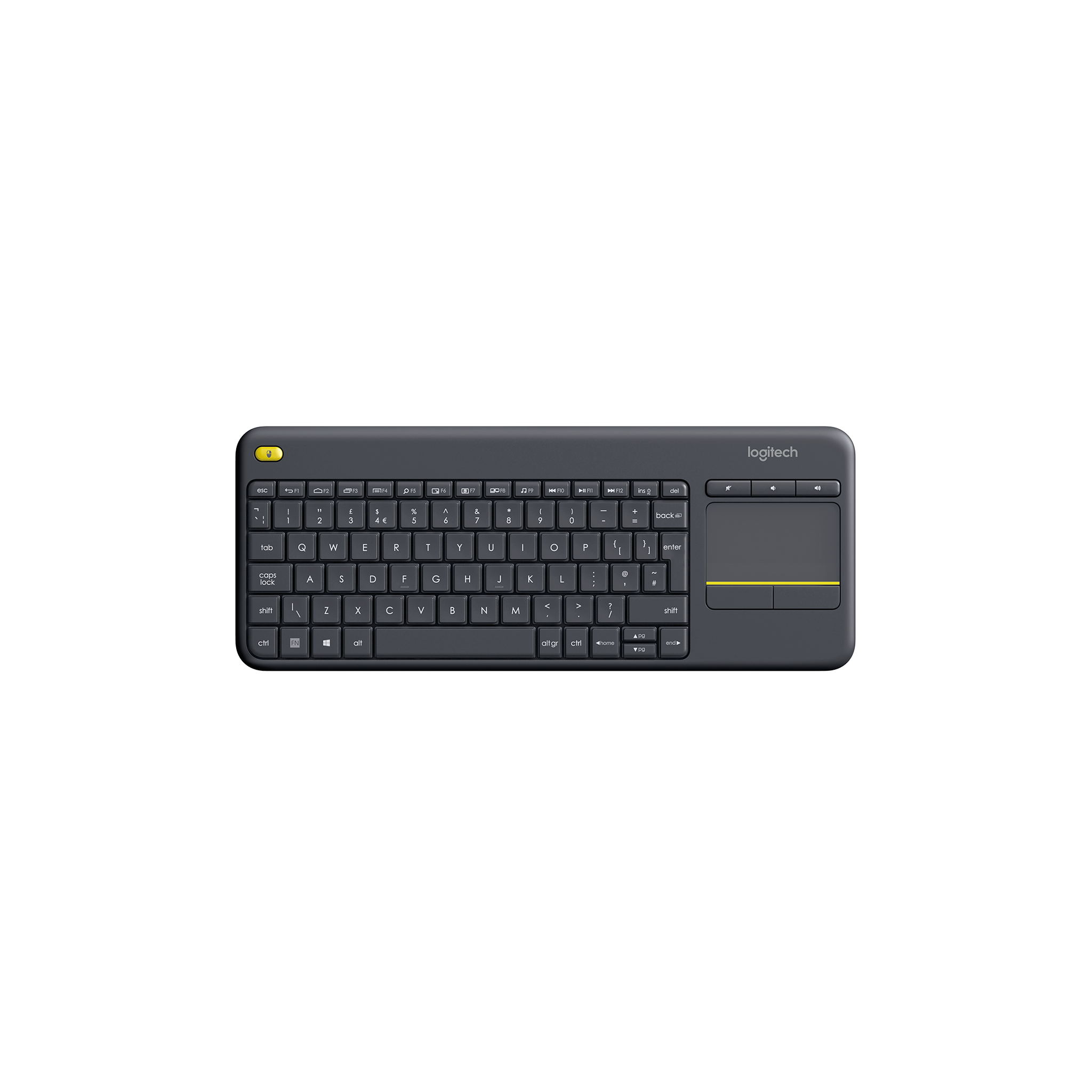 LOGITECH K400 PLUS TOUCH KEYBOARD WIRELESS