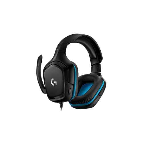 10999-Logitech G431 Leatherette 7.1 Surround Wired Gaming Headset  
