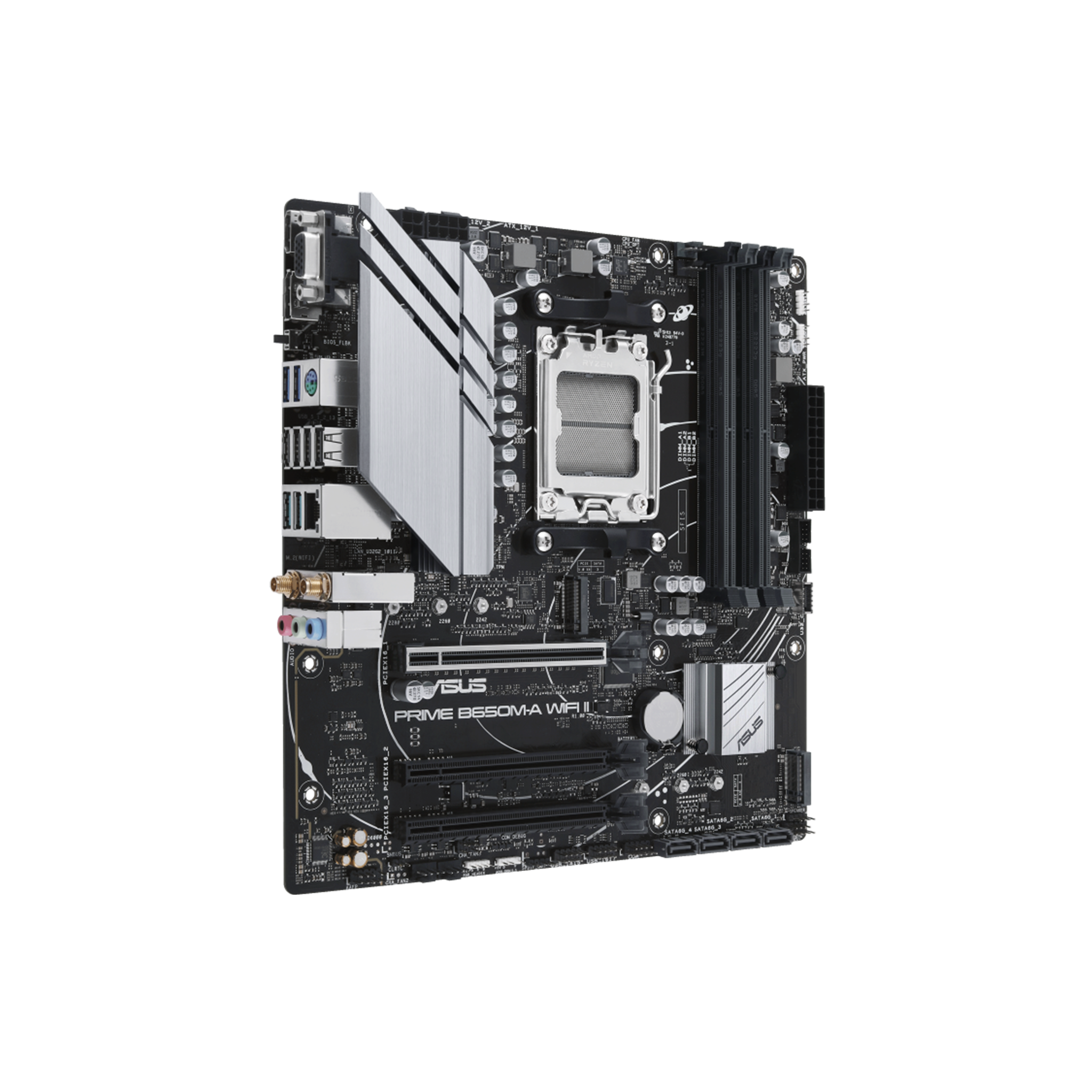 4728-Asus Prime B650M-A WIFI II DDR5 Motherboard