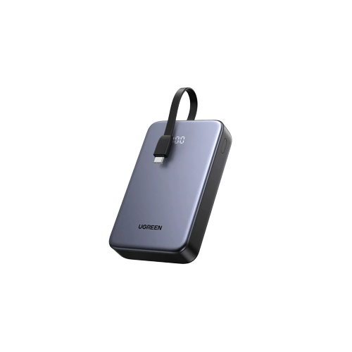 39477-UGREEN 20000mAh 20W Power Bank with Built-in Type-C Cable