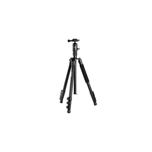 5061-Porodo Aluminium  Tripod with Ballhead - Black